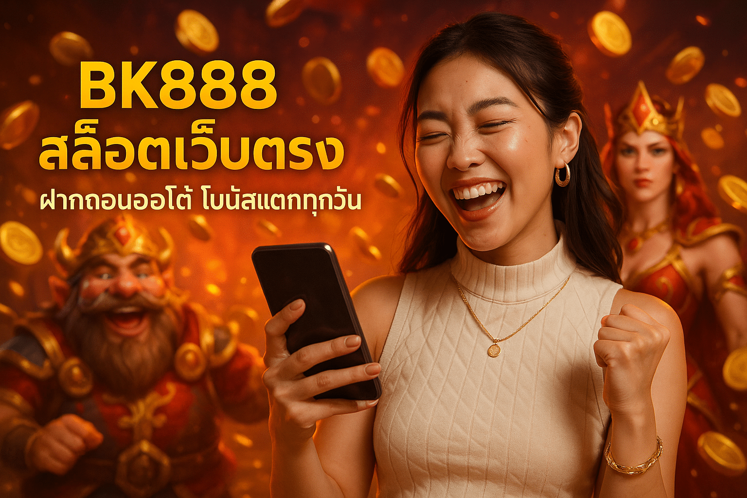 BK888 สล็อตเว็บตรง ฝากถอนออโต้ โบนัสแตกทุกวัน