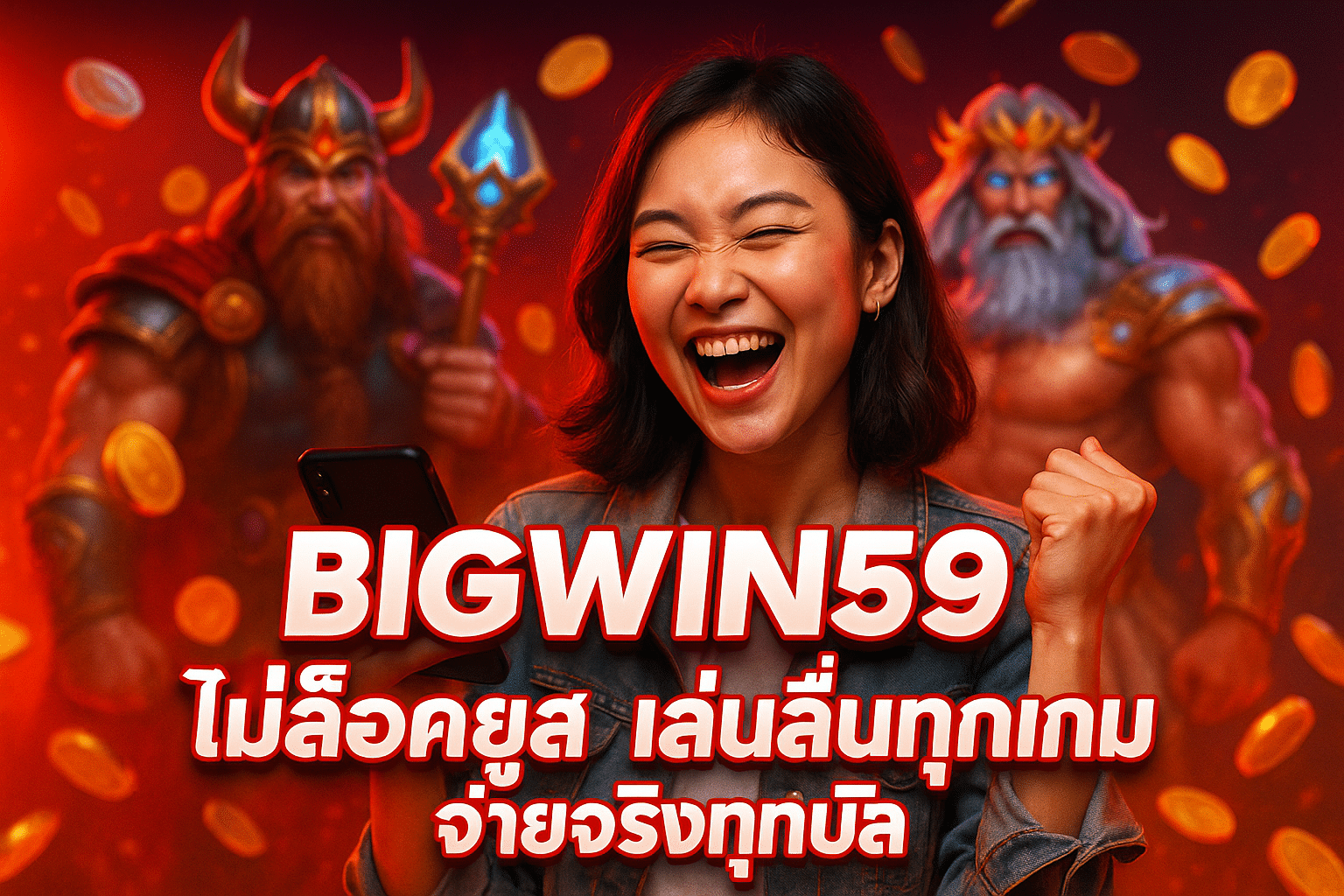 BIGWIN59 ไม่ล็อคยูส เล่นลื่นทุกเกม จ่ายจริงทุกบิล